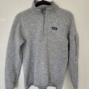 Women's Better Sweater 1/4-Zip Fleece, Size Medium, Grey